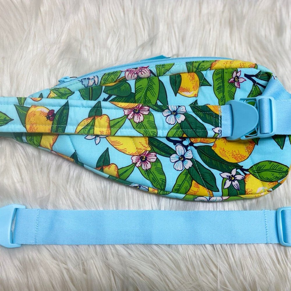 NWT Vera Bradley Essential Compact Sling Backpack Waist Pack in Lemon Grove